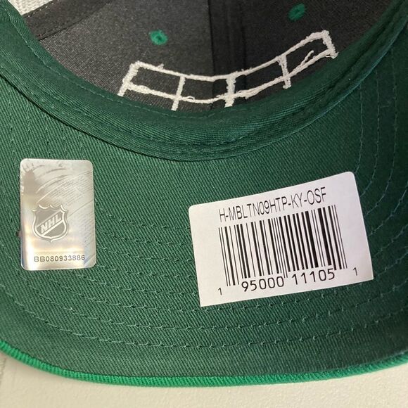 DALLAS STARS, Men’s Cap, OSFA (One Size Fits All), green & white - Picture 5 of 8